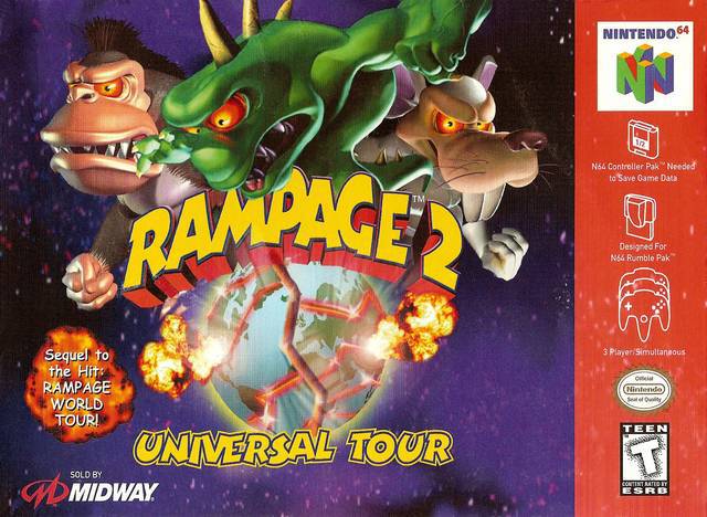 Rampage 2 Universal Tour - Nintendo 64