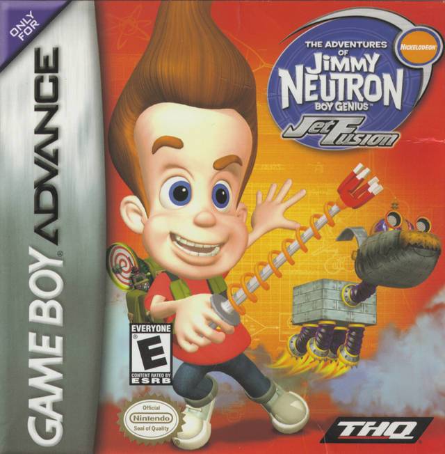 The Adventures of Jimmy Neutron Boy Genius Jet Fusion - Game Boy Advance
