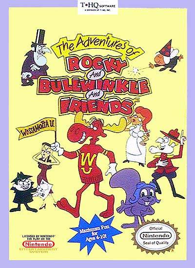 The Adventures of Rocky and Bullwinkle and Friends - Nintendo Entertainment System