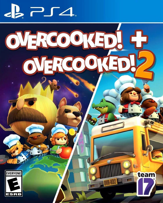 Overcooked + Overcooked 2 - Sony PlayStation 4 PS4 Video Game