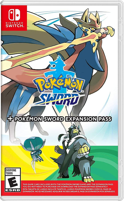 Pokemon Sword + Pokemon Sword Expansion Pass - Nintendo Switch Switch Lite NS