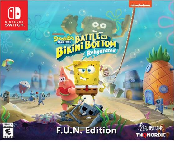 SpongeBob SquarePants Battle for Bikini Bottom Rehydrated [Fun Edition] - Nintendo Switch