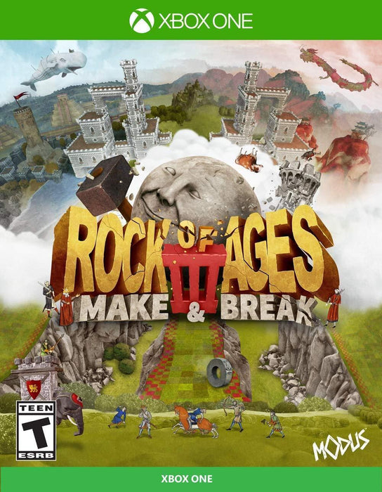 Rock of Ages III: Make & Break - Microsoft Xbox One XONE XB1 X1 Video Game