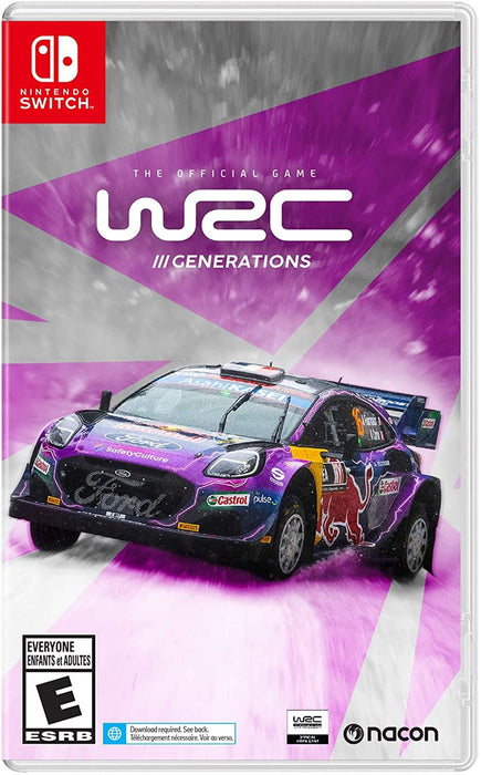 WRC Generations - Nintendo Switch Switch Lite NS NSL Video Game