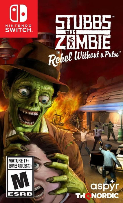 Stubbs the Zombie in Rebel Without a Pulse - Nintendo Switch Switch Lite NS NSL