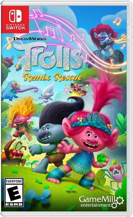 Trolls Remix Rescue - Nintendo Switch Switch Lite NS NSL Video Game