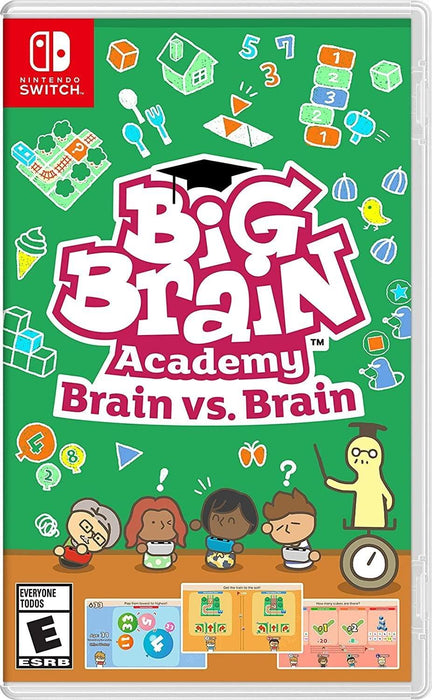 Big Brain Academy: Brain vs. Brain - Nintendo Switch Switch Lite NS Video Game