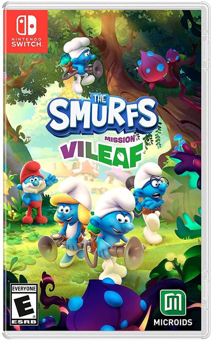 The Smurfs Mission Vileaf - Nintendo Switch Switch Lite NS NSL Video Game