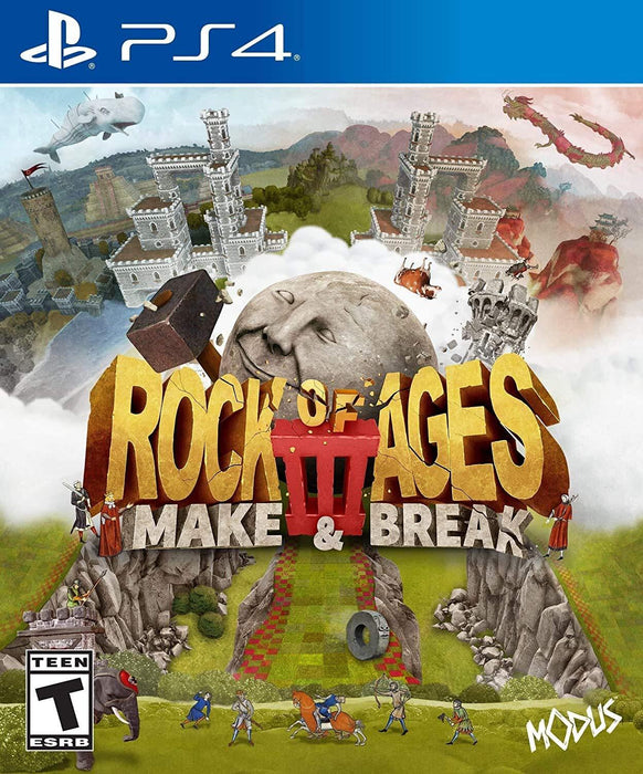Rock of Ages III: Make & Break - Sony PlayStation 4 PS4 Video Game