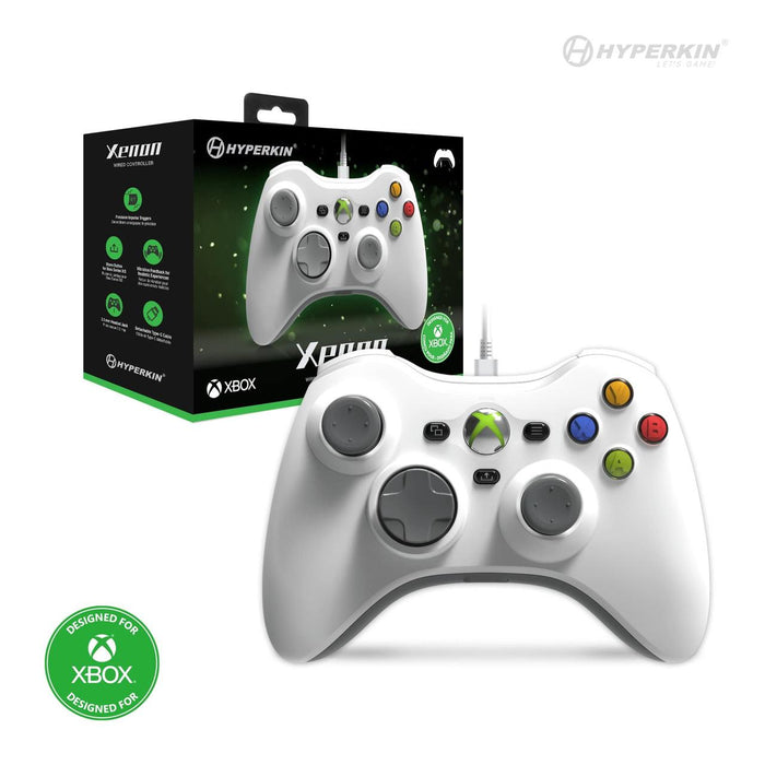 Xenon Wired White Controller - Microsoft Xbox Series X XSX XSS Series X S Game