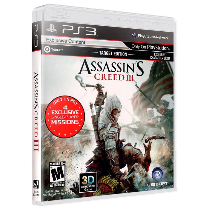 Assassin's Creed III [Target Edition] - Sony PlayStation 3 PS3 Video Game