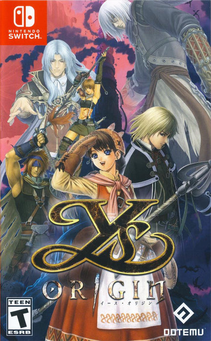 Ys Origin - Nintendo Switch Switch Lite NS NSL Video Game