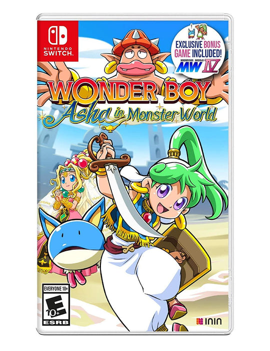 Wonder Boy: Asha in Monster World - Nintendo Switch Switch Lite NS Video Game