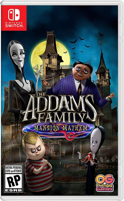 The Addams Family: Mansion Mayhem - Nintendo Switch Switch Lite NS Video Game