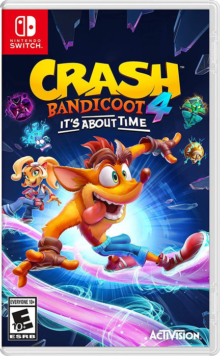 Crash Bandicoot 4: It's About Time - Nintendo Switch Switch Lite NS Video Game