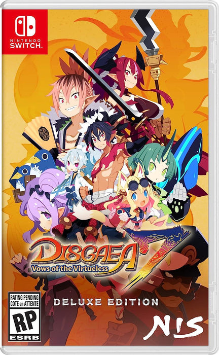 Disgaea 7: Vows of the Virtueless: Deluxe Edition - Nintendo Switch Switch Lite