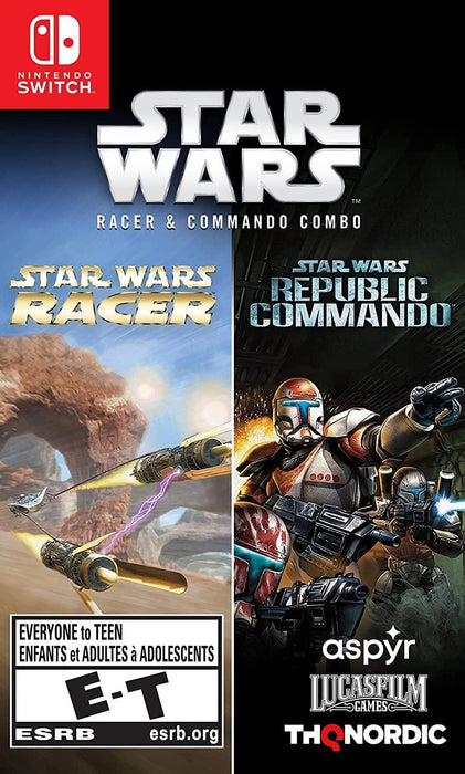 Star Wars Racer and Commando Combo - Nintendo Switch Switch Lite NS Video Game