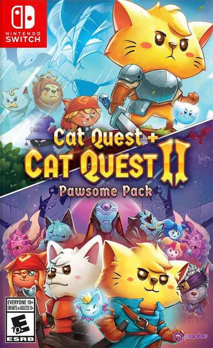 Cat Quest + Cat Quest II Pawsome Pack - Nintendo Switch Switch Lite Video Game