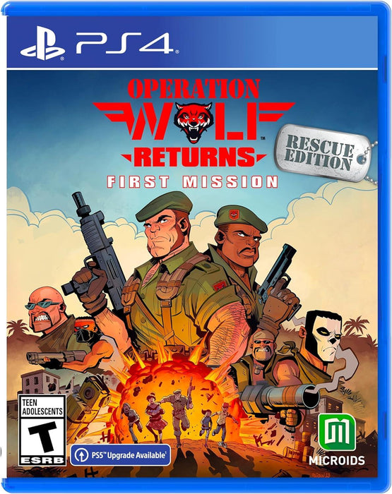 Operation Wolf Returns: First Mission - Sony PlayStation 4 PS4 Video Game