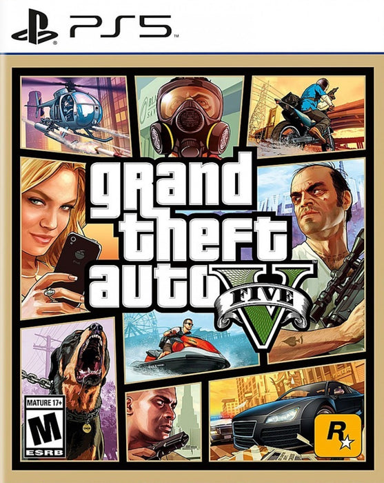 Grand Theft Auto V - High Stakes Heist Open World Crime Shooter - PlayStation 5