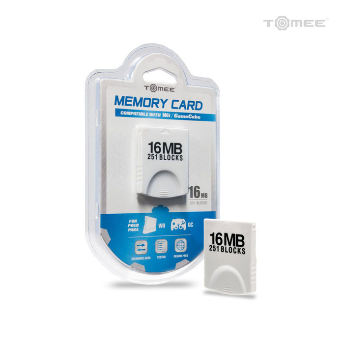 Tomee 16MB Memory Card (Back-Up Video Game Data) For Nintendo GameCube & Wii