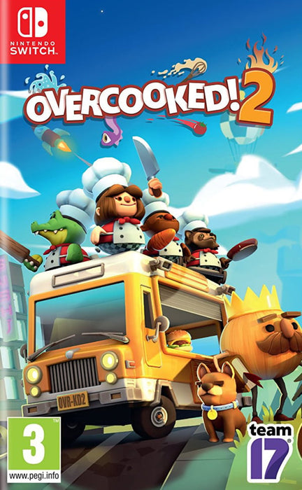 Overcooked! 2 - Hectic Cooking Co-Op Foodie Fun Simulation - Nintendo Switch