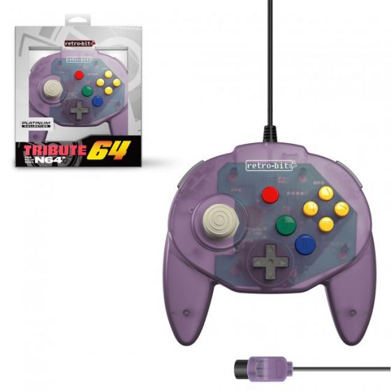 Retro-Bit Tribute64 2.4ghz Nintendo 64 (N64) Wireless Tribute Controller