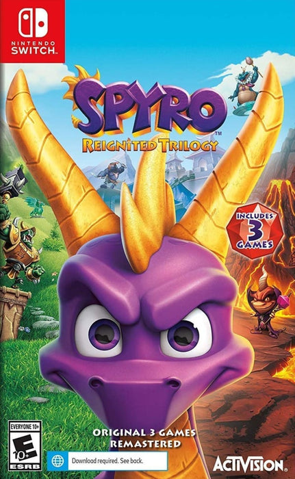 Spyro Reignited Trilogy - Legendary Dragon Action Platformer - Nintendo Switch