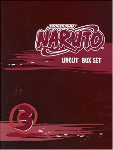Naruto Volume Three - Video Vid NTSC Region 1 USA Disk Digital Versatile Disc