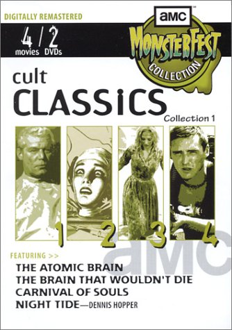 Amc Monsterfest Collection Cult Classics Vol 1 The Atomic Brain The Brain That Wouldnt Die Carnival Of Souls Night Tide