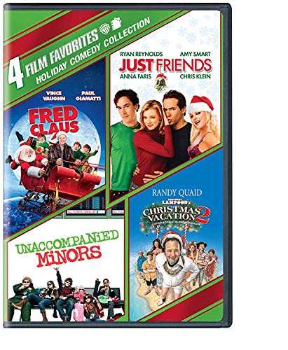 4 Film Favorites Holiday Comedy Fred Claus, Just Friends, National Lampoon's Christmas Vacation 2…, Unaccompanied Minors