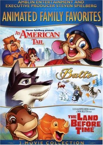 Amblinspielberg Animated Family Favorites 3Movie Collection An American Tale Balto The Land Before Time