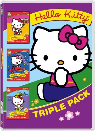 Hello Kitty Triple Pack Goes To The Movies Saves The Day Plays Pretend