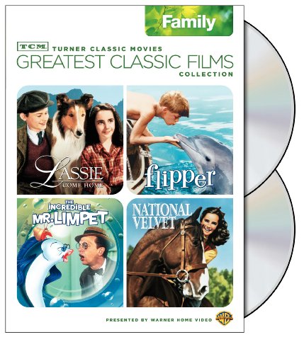 Tcm Greatest Classic Films Collection Family Lassie Come Home Flipper 1963 The Incredible Mr Limpet National Velvet