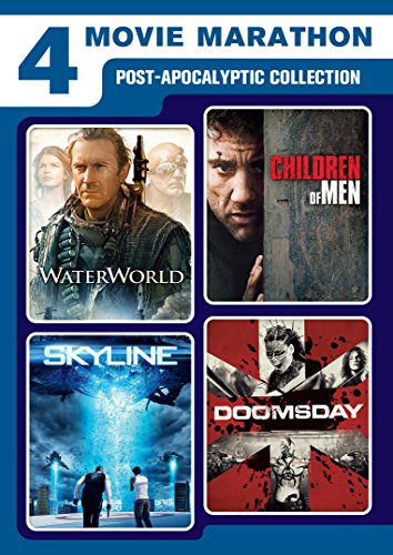 4 Movie Marathon Postapocalyptic Collection Waterworld Skyline Children Of Men Doomsday