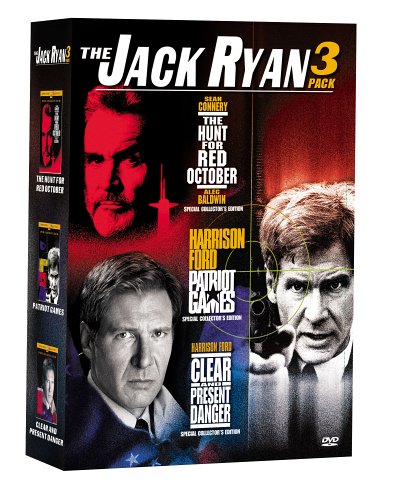 The Jack Ryan 3 Pack The Hunt For Red October / Patriot Games / Clear And Present Danger