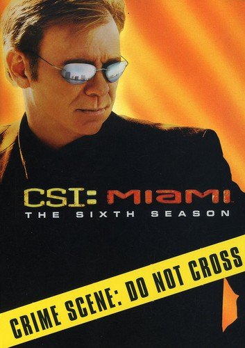 Csi Miami Season 6 - Video Vid NTSC Region 1 USA Disk Digital Versatile Disc