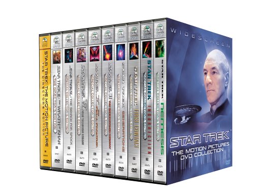 Star Trek The Motion Pictures Collection Motion Picture Wrath Of Khan Search For Spock Voyage Home Final Frontier Undiscovered Country Generations First Contact Insurrection Nemesis