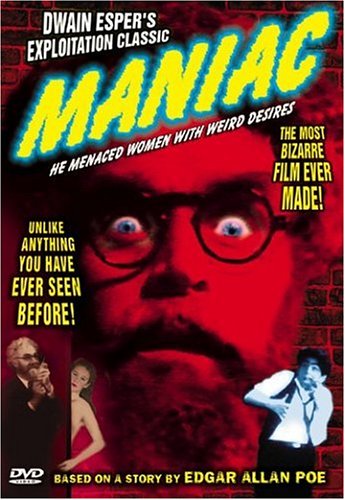 Maniac - Video Vid NTSC Region 1 USA Disk Digital Versatile Disc