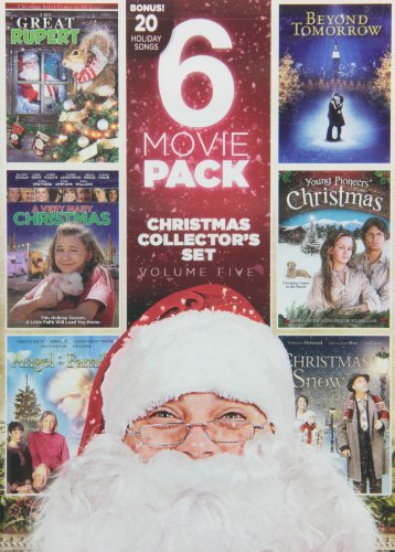 6 Movie Pack Christmas Collector's Set Volume 5 - A Very Mary Christmas / Angel In The Family / The Great Rupert / Beyond Tomorrow / Young Pioneers Christmas / Christmas Snow.