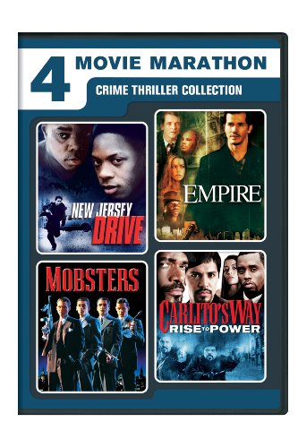 4Movie Marathon Crime Thriller Collection New Jersey Drive Empire Mobsters Carlitos Way Rise To Power