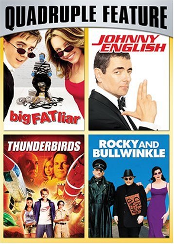 Family Fun Pack Quadruple Feature Big Fat Liar Johnny English Thunderbirds Rocky And Bullwinkle