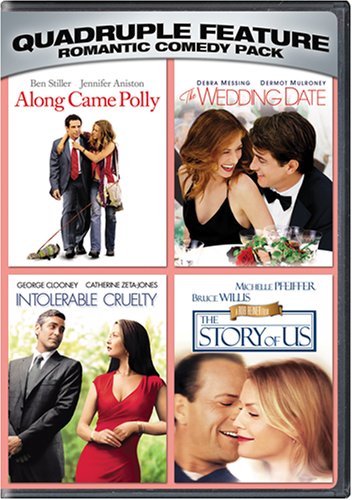 Romantic Comedy Pack Quadruple Feature Along Came Polly The Wedding Date Intolerable Cruelty The Story Of Us