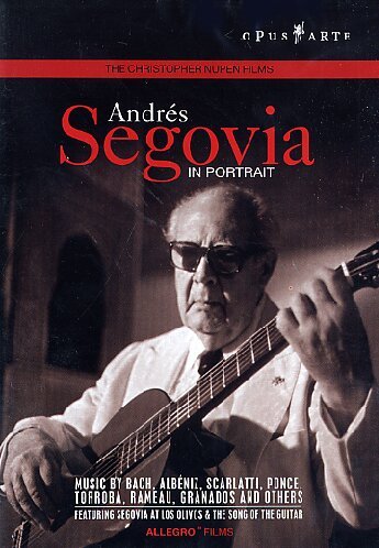 Andres Segovia In Portrait - Video Vid NTSC Region 1 USA Digital Versatile Disc