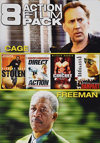 8 Action Film Pack Stolen Direct Action The Circuit Rampart Wake Of Death The Contract Avenging Angelo Lost City Raiders