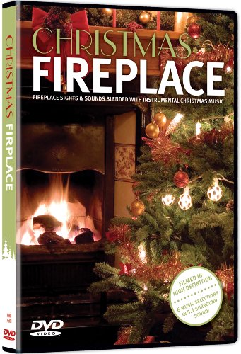 Christmas Fireplace - Video Vid NTSC Region 1 USA Disk Digital Versatile Disc