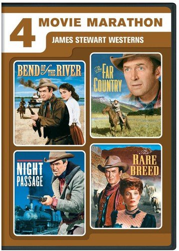 4Movie Marathon James Stewart Western Collection Bend Of The River The Far Country Night Passage The Rare Breed