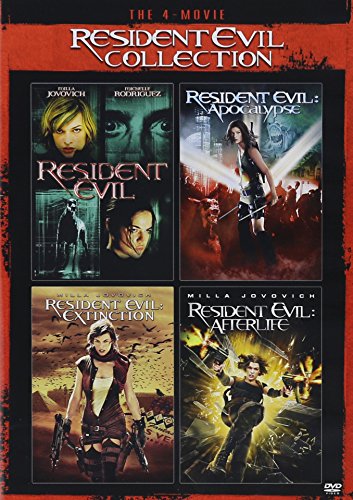 The 4Movie Resident Evil Collection Resident Evilresident Evilapocalypseresident Evilextinctionresident Evilafterlife