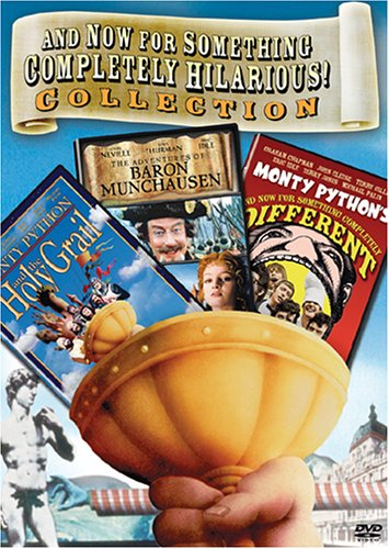 The Monty Python Box Set Monty Python The Holy Grail And Now For Something Completely Different The Adventures Of Baron Munchausen