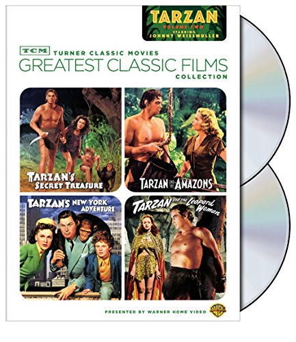Tcm Greatest Classic Films Collection Tarzan Vol 2 Tarzans Secret Treasure Tarzan And The Amazons Tarzans New York Adventure Tarzan And The Leopard Woman